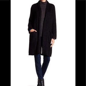 Michael Stars Drop Stitch Open Front Cardigan